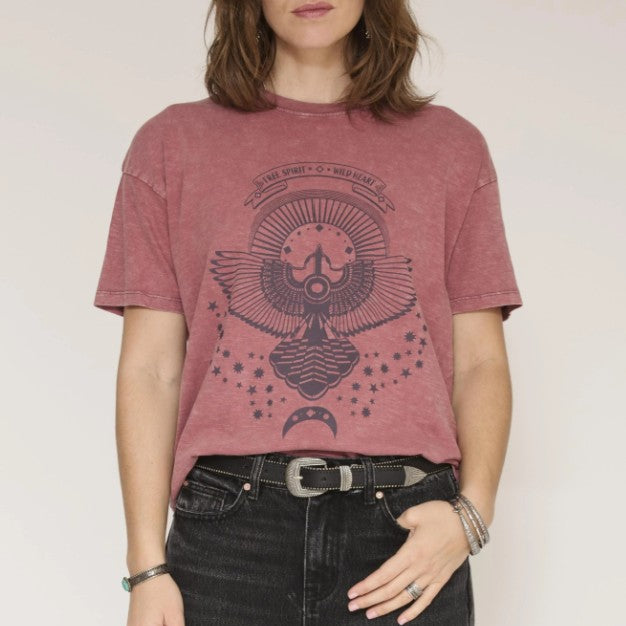 T-shirt Teya chestnut