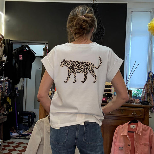 T-shirt Tigre blanc