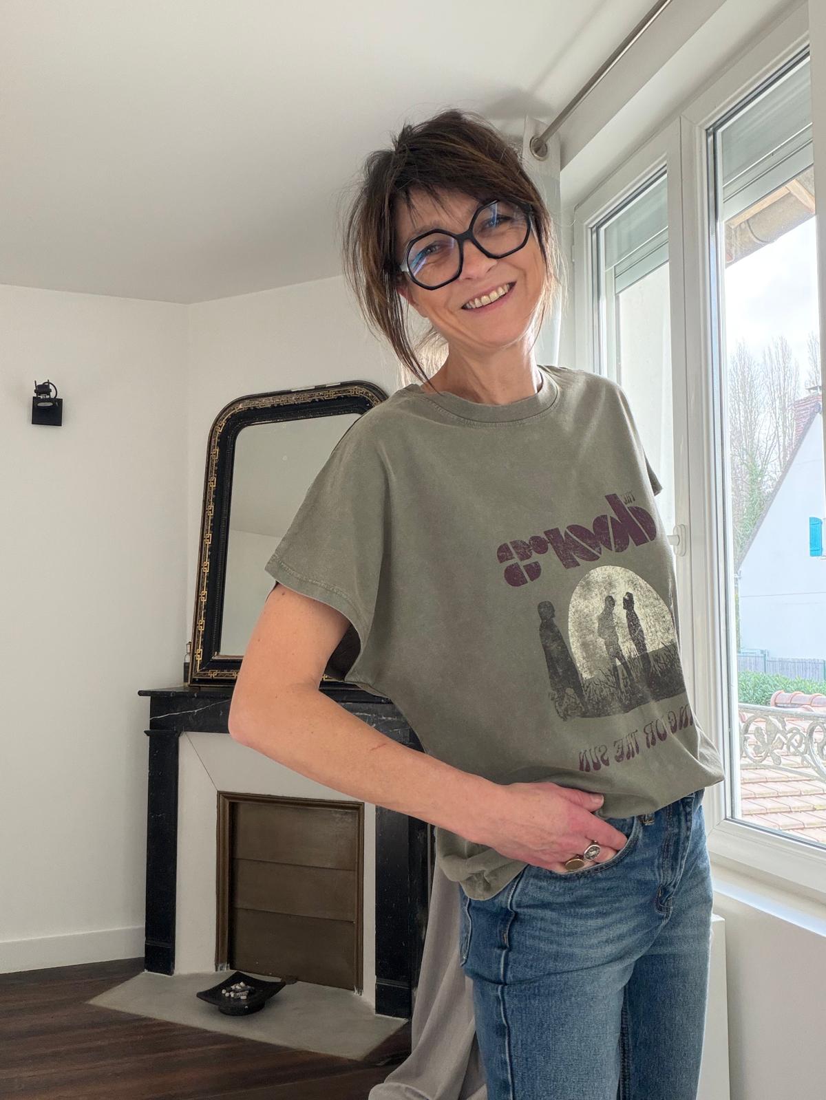 T-shirt Trempy Doors kaki