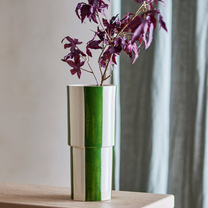 Vase Floki vert en grès