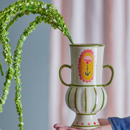 Odina Vase multicolore en grès