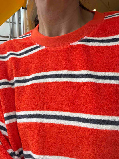 Sweat Victoire - stripe tangerine - HOD Paris