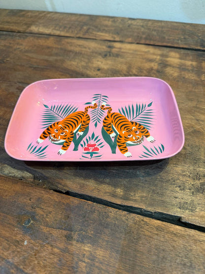 Tiger soap dish/pocket holder