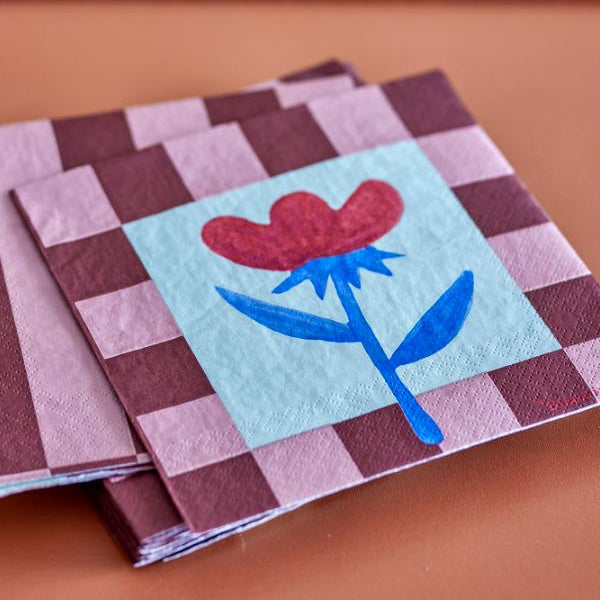 Vinia Serviette, Multicolore pack de 20