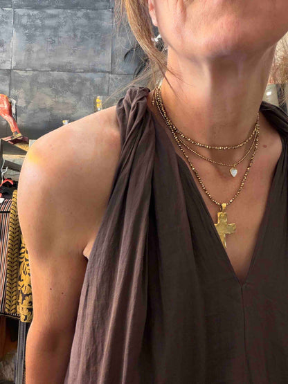Robe Vittoria - Chocolat ou Black