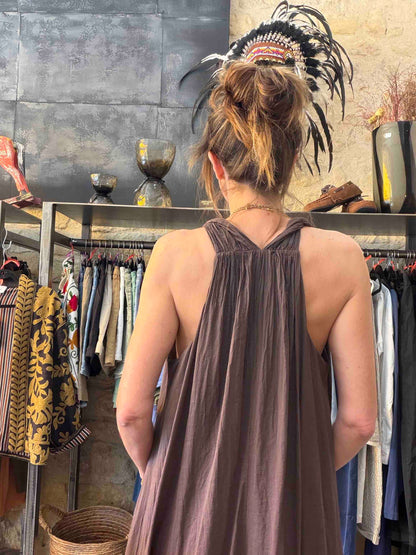Robe Vittoria - Chocolat ou Black