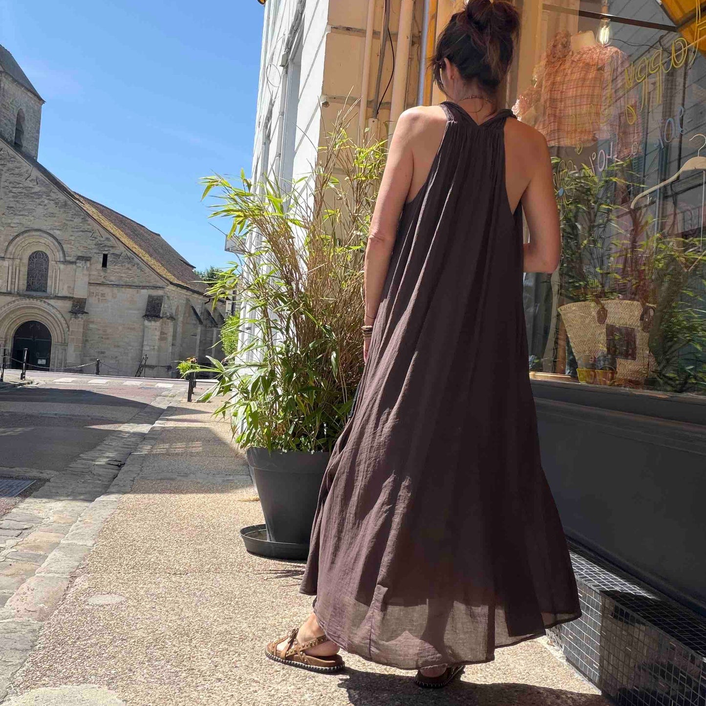 Robe Vittoria - Chocolat ou Black