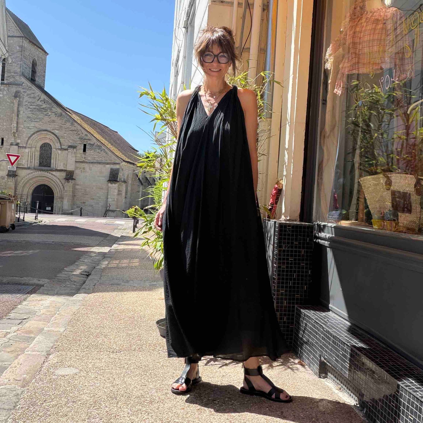Robe Vittoria - Chocolat ou Black