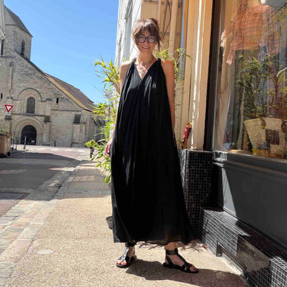 Robe Vittoria - Chocolat ou Black