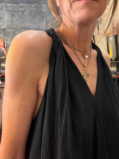 Robe Vittoria - Chocolat ou Black