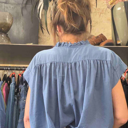 Chemise Yda bleu denim - Margot Paris