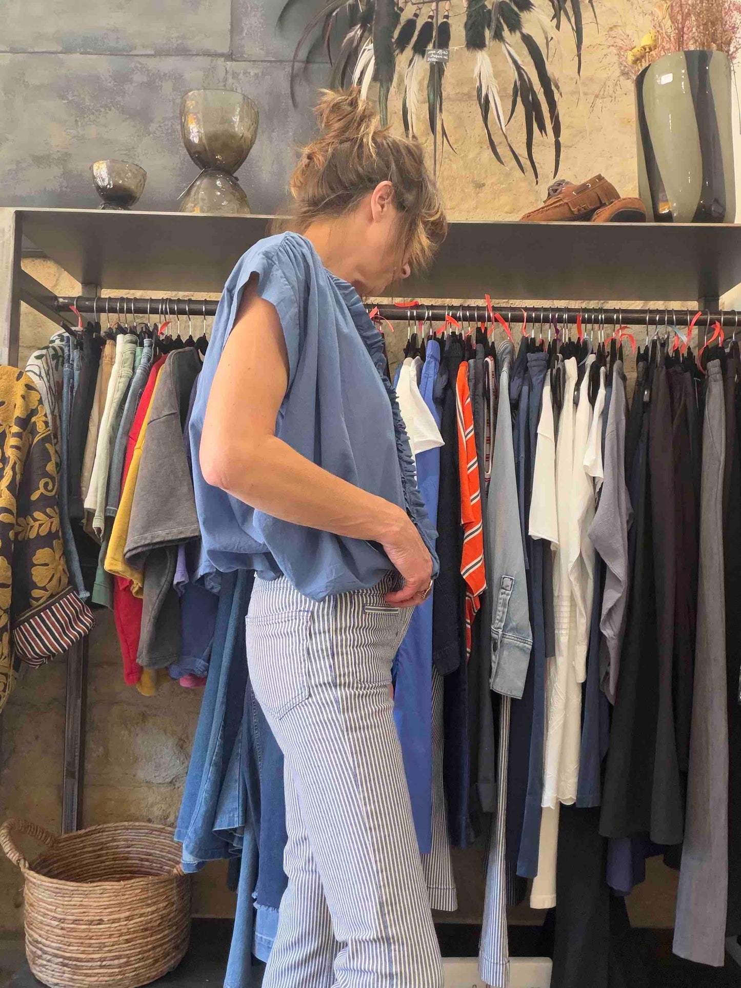 Chemise Yda bleu denim - Margot Paris
