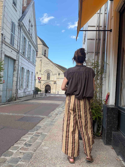 Chemise Yda chocolat - Margot Paris