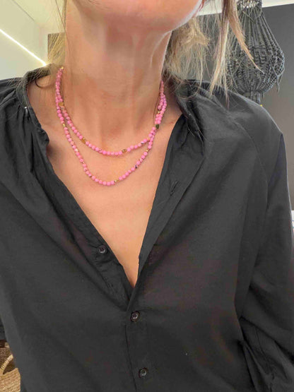 Zoé Agathe coral bracelet necklace