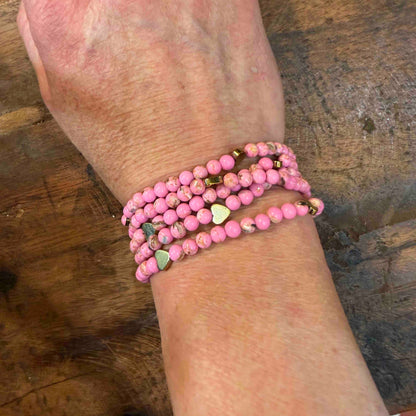 Zoé Agathe coral bracelet necklace